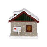 Lemax Ski Shop Christmas Village table accent featuring a festive ski shop scene with snow and holiday decorations.