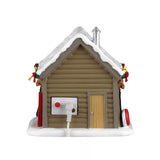 Lemax Slopeside Sled Rental Christmas Village table accent with miniature sled and winter scene details.