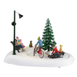 Snowbiking With Dad B/O (4.5V) Lemax Christmas Village Table Accent - Mill Race Garden Centre