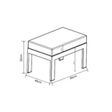 Hartman Sonas square casual dining set with aluminum garden furniture, featuring a lounge table and matching chairs.