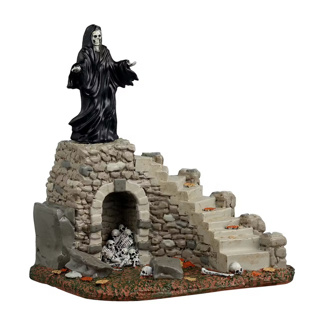 Spooky Staircase Set Of 2 Lemax Spooky Town Table Accent - Mill Race Garden Centre
