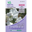 Sweet Pea White Ensign - Mill Race Garden Centre