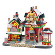 Teddy Bear Factory Incl. Adaptor 100 Ma (White) Lemax Christmas Village Illuminated Building - Mill Race Garden Centre