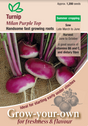Turnip Milan Purple Top - Mill Race Garden Centre