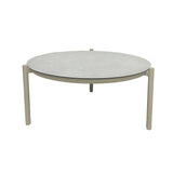 4 Seasons Outdoor Vic ( Yoga ) Coffee Table Latte printed ceramic 73 X 35h