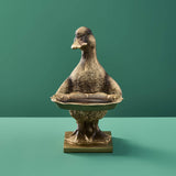 Werner Vob WERNS Son of a Duck gold card holder decorative duck ornament for home decor and gift display.