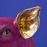 Werner Vob WERNS Piggy Pig magenta indoor table lamp with playful pig design for home lighting.