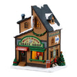 Lemax Winter Skate Shop illuminated building from Wally's Winter Skate Shop Christmas Village display