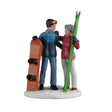 Lemax Winter Date Christmas Village figurine featuring a festive winter scene with detailed holiday decor and characters.