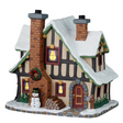 Winter Holiday Lodge Incl. Adaptor 100 Ma (White) Lemax Christmas Village Illuminated Building - Mill Race Garden Centre