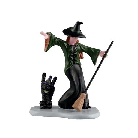 Witch's Dance Party Lemax Spooky Town Figurine - Mill Race Garden Centre