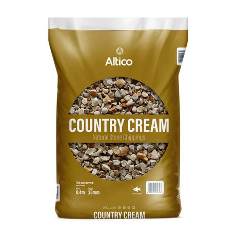 Country Cream Chippings by Altico - Mill Race Garden Centre