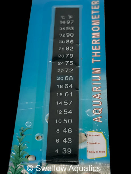 Aquarium Stick On Thermometer - Mill Race Garden Centre