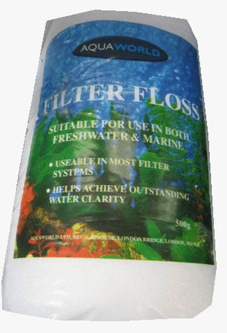 Aquaworld Filter Floss Media 500g - Mill Race Garden Centre