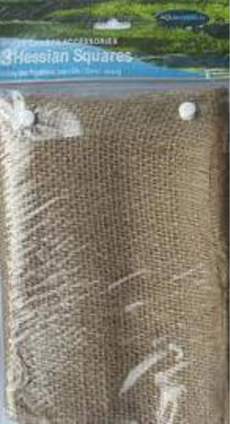 Hessian Squares 45cmx45cm 3pk - Mill Race Garden Centre