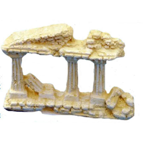 Mini Roman Ruin With Columns Aquarium Ornament Decoration - Mill Race Garden Centre