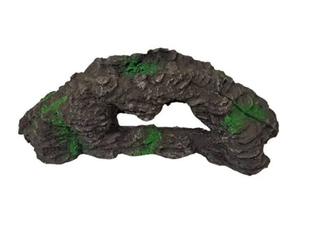 Small Black and Green Bridge Aquarium Ornament - Mill Race Garden Centre