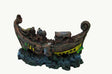 Viking Boat Shipwreck Aquarium Ornament Decoration - Mill Race Garden Centre