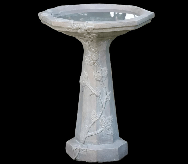 Large Vine Bird Bath - Mill Race Garden Centre