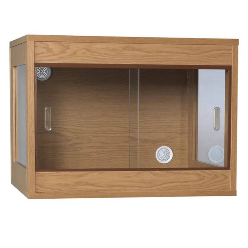 Monkfield Glass Sided Vivarium Oak 24 Inchx18x18.