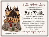 Arie's Castle Lemax Christmas Village Illuminated Building