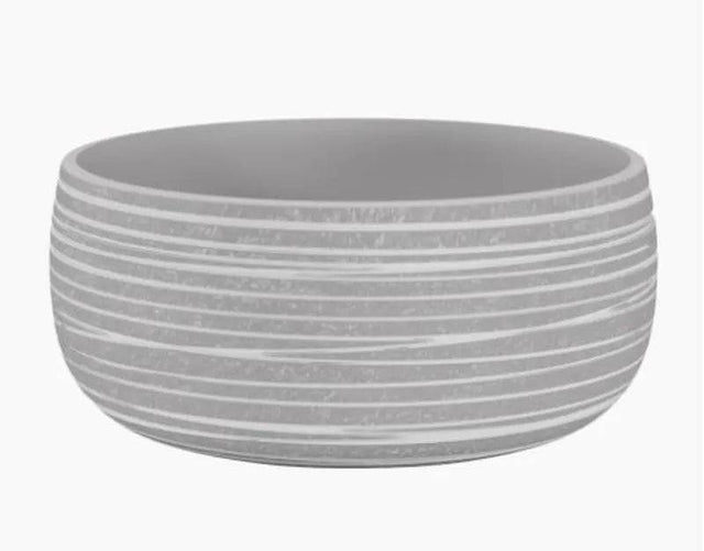 Doris Bowl 29cm Grey by Artevasi - Mill Race Garden Centre