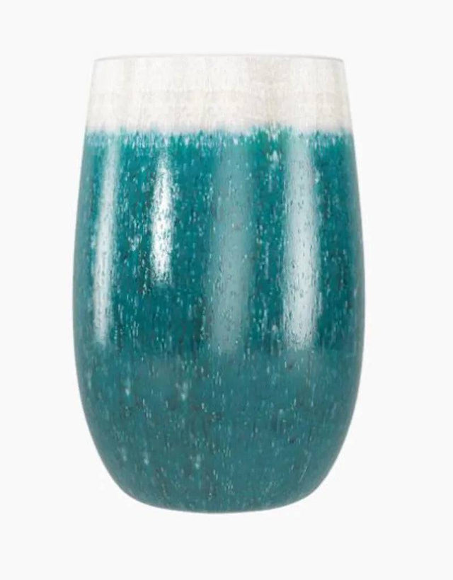 Iris Jar 25cm Green by Artevasi - Mill Race Garden Centre