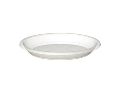 Round Saucer 9.5cm Transparent - Mill Race Garden Centre