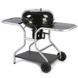 Atom Grills 22" Kettle Charcoal BBQ Grill With Side Shelves - Mill Race Garden Centre