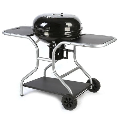 Atom Grills 22" Kettle Charcoal BBQ Grill With Side Shelves - Mill Race Garden Centre
