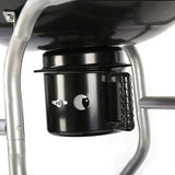 Atom Grills 22" Kettle Charcoal BBQ Grill With Side Shelves - Mill Race Garden Centre