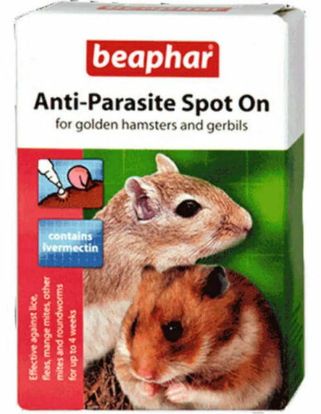 Anti-Parasite Spot-On (Hamster/Gerbil) 2 x 25ug - Mill Race Garden Centre