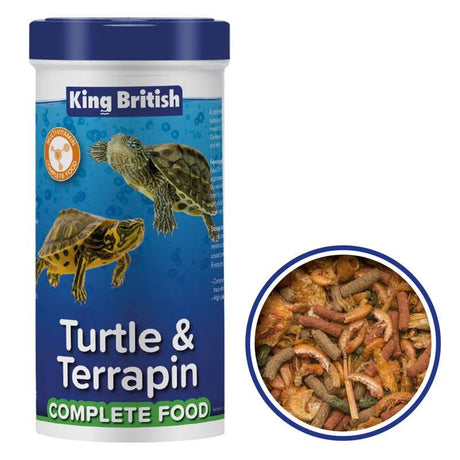 King British Turtle and Terrapin Complete Food 200g - Mill Race Garden Centre