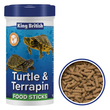 King British Turtle and Terrapin Food Sticks 90g - Mill Race Garden Centre