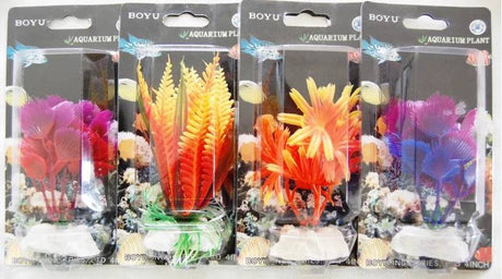 4 Inch Plastic Plant Aquarium Decoration - Mill Race Garden Centre