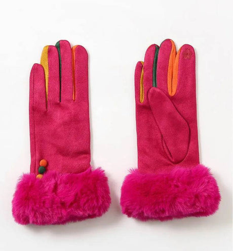 Gloves GE004 Fuchsia - Mill Race Garden Centre