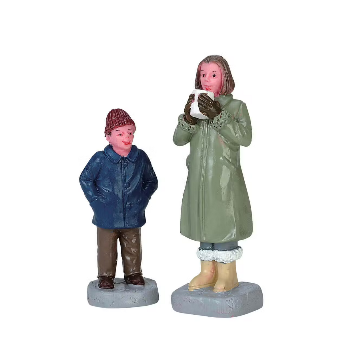 Can I Have Some Too? Set Of 2 Lemax Christmas Village Figurine - Mill Race Garden Centre
