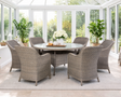 Kettler Charlbury Signature 6 Seat Round Dining Set - Mill Race Garden Centre