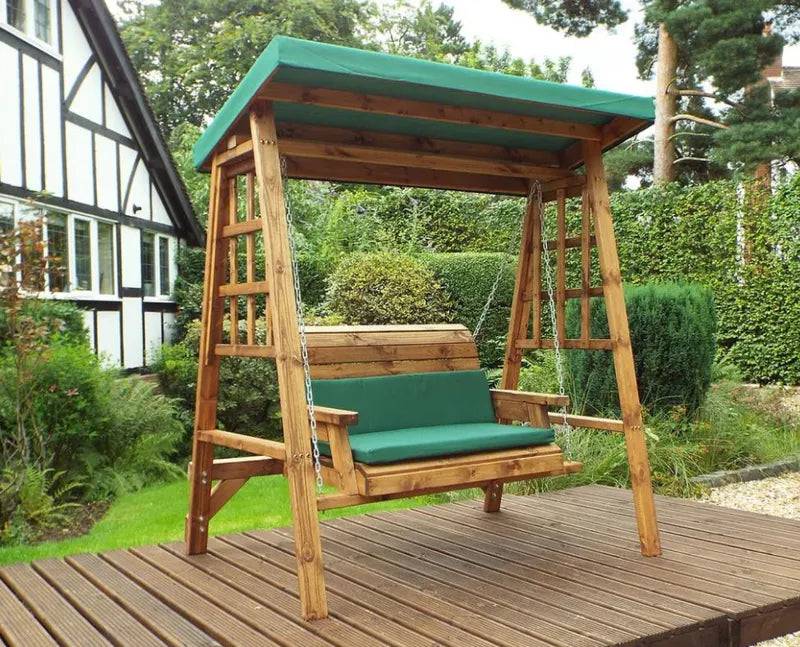 Dorset Green Two Seater Swing by Charles Taylor