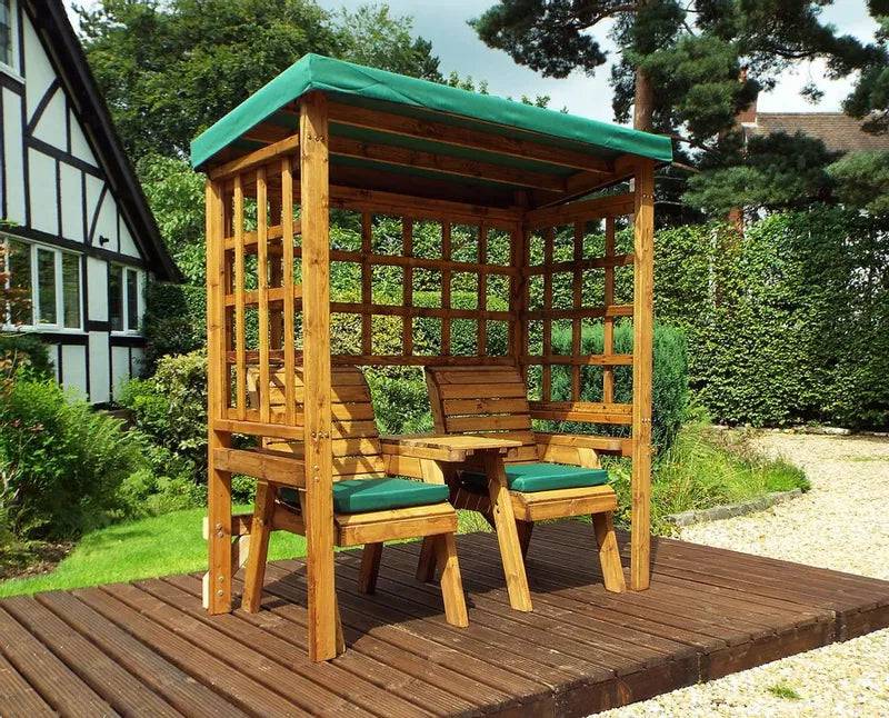 Henley Twin Seat Arbour Green By Charles Taylor