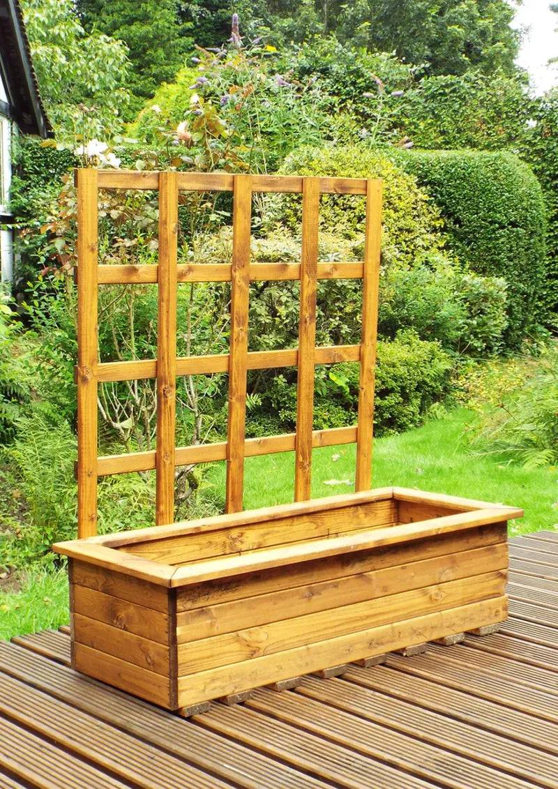 Kensington Large Trough with Trellis by Charles Taylor