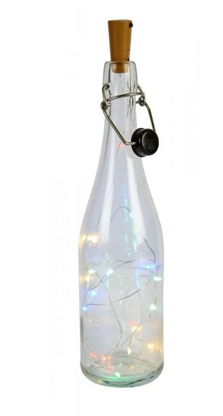 Mixed Colour Bottle Lights by Creative - Mill Race Garden Centre