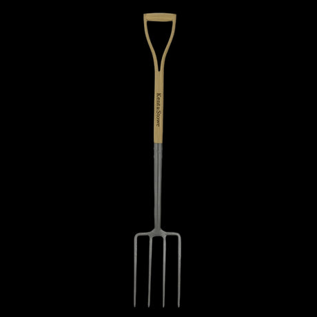 Kent and Stowe Carbon Steel Digging Fork - Mill Race Garden Centre