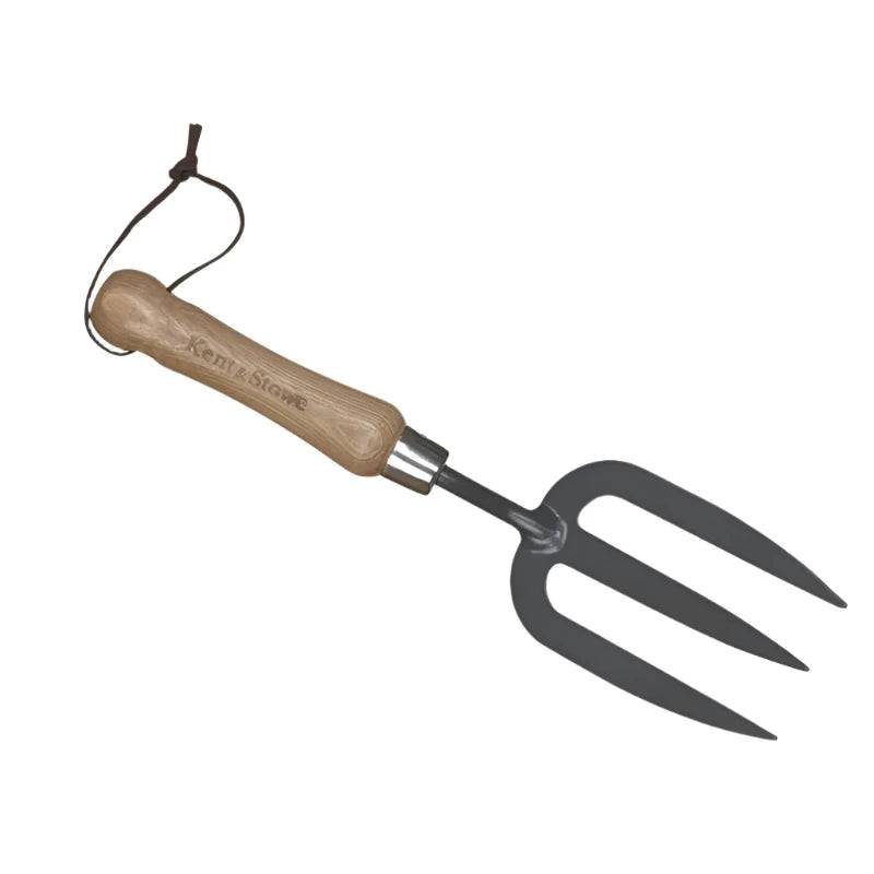 Kent and Stowe Carbon Steel Hand Fork - Mill Race Garden Centre