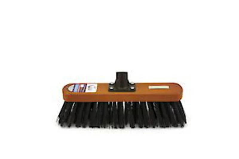 Cm01 12 Stiff Pvc Broom - Mill Race Garden Centre