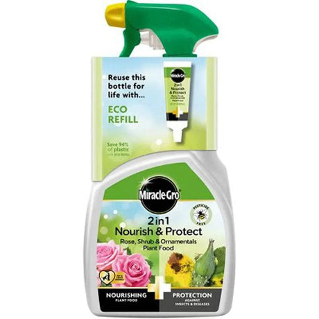 Mgro 2in1 Nourish & Protect Rose/Shrub Plant Food 800ml - Mill Race Garden Centre