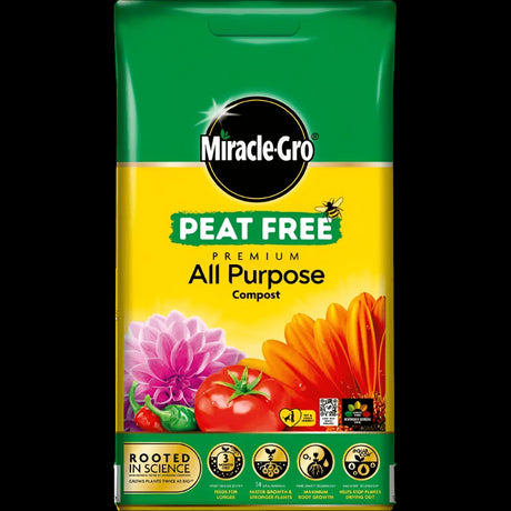 Miracle-Gro All Purpose Peat Free Compost 10L - Mill Race Garden Centre