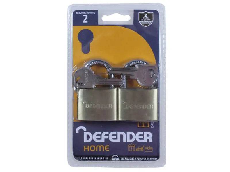 Squire Defender Dfbp4T Twin Padlocks 40Mm - Mill Race Garden Centre