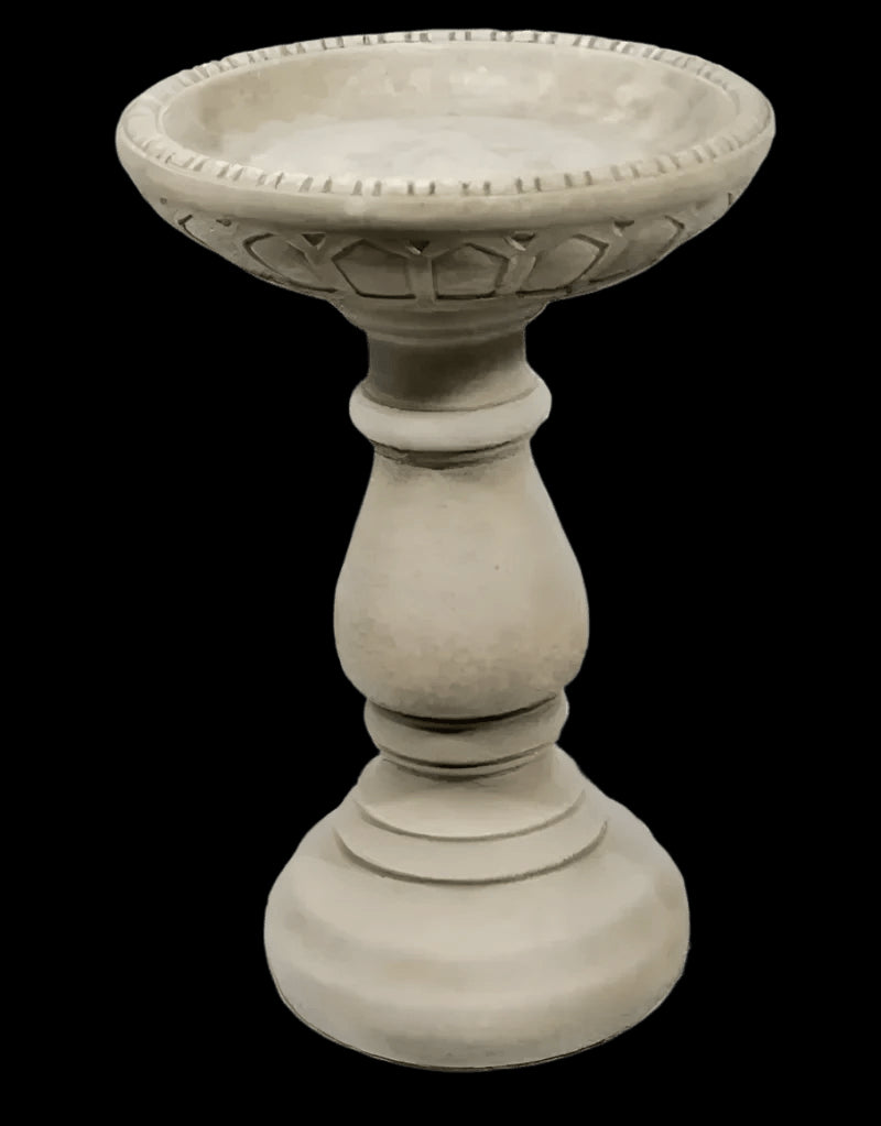 Melmar Stone Large Sherwood Green Edwardian Birdbath