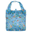 Eco Chic Blue Lightweight Foldable Reusable Shopping Bag RSPB Birds - Mill Race Garden Centre